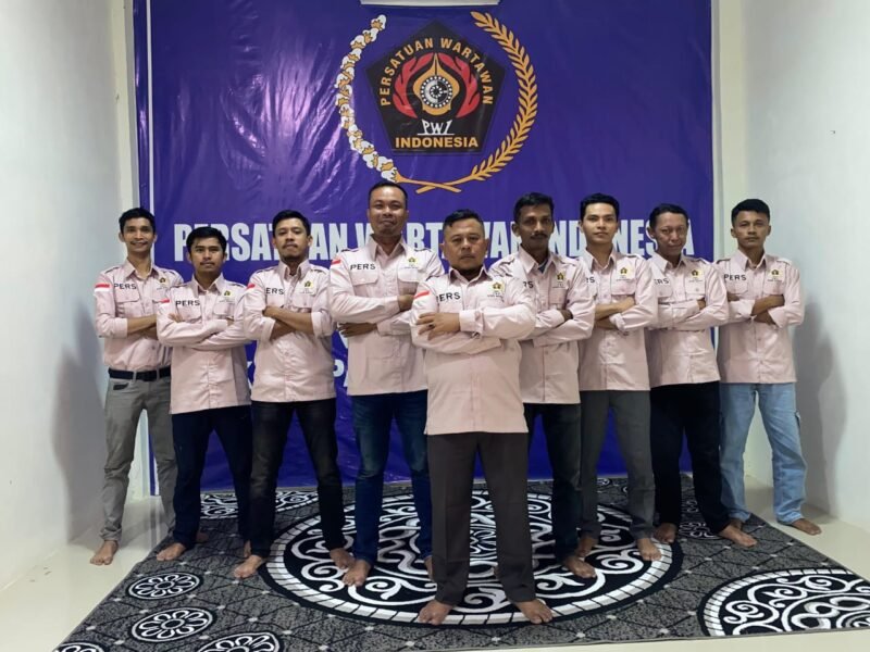 Pengurus Persatuan Wartawan Indonesia (PWI) Aceh Barat. Foto: Dok. Muhibbul Jamil/Acehreal