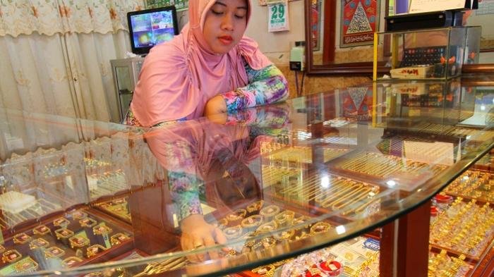 (Ilustrasi) update hari ini harga emas mengalami kenaikan Rp 9.000 per gram (10/1/2025). 