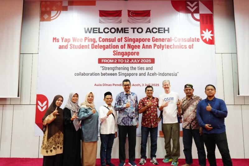 Perkuat Kerja Sama Pendidikan, Konsulat Singapura dan Ngee Ann Polytechnic Kunjungi Disdik Aceh. Foto: Dok. Humas Disdik Aceh