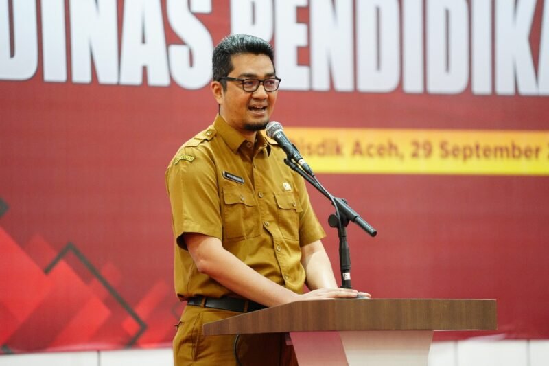 Kepala Dinas Pendidikan Aceh, Marthunis, ST., D.E.A. Foto: Dok. Acehreal.com