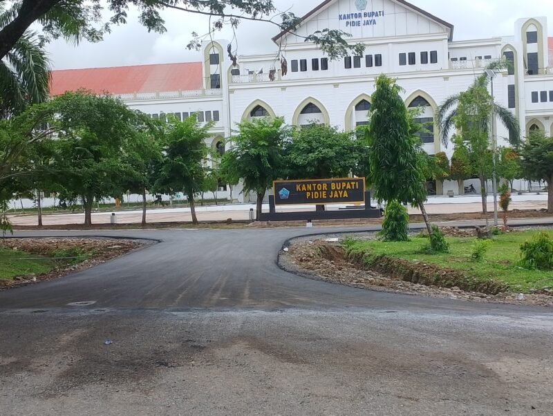 Kantor Bupati Pidie Jaya, Komplek Cot Trieng, Meureudu, 19/10/2025, Foto/Dok/Muhammad Rissan 