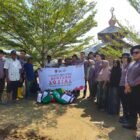 Foto bersama Mahasiswa STIK Lemdiklat Polri Angkatan 83/ Widya Pratama Satwika (WPS), Gampong Dayah Kruet, Meurah Dua, Senin (16/2/2026). Foto:Dok/Humas Polres Pidie Jaya