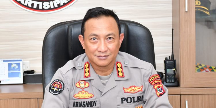 Kabid Humas Polda Bali Kombes Pol Ariasandy memberikan keterangan terkait kesiapan pengamanan Kemala Run 2026, Kamis (16/04/2026). Foto: Dok. Istimewa