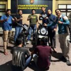 Dizha : “ Dalam bagasi sepeda motor ditemukan sabu dan ganja serta sajam