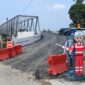 Jembatan rangka baja Teupin Mane di ruas jalan nasional Bireuen–Takengon, Kabupaten Bireuen, yang telah rampung dibangun dan dipersiapkan untuk dibuka secara fungsional pada Jumat (2/10/2026). Foto: Dok. PT PP