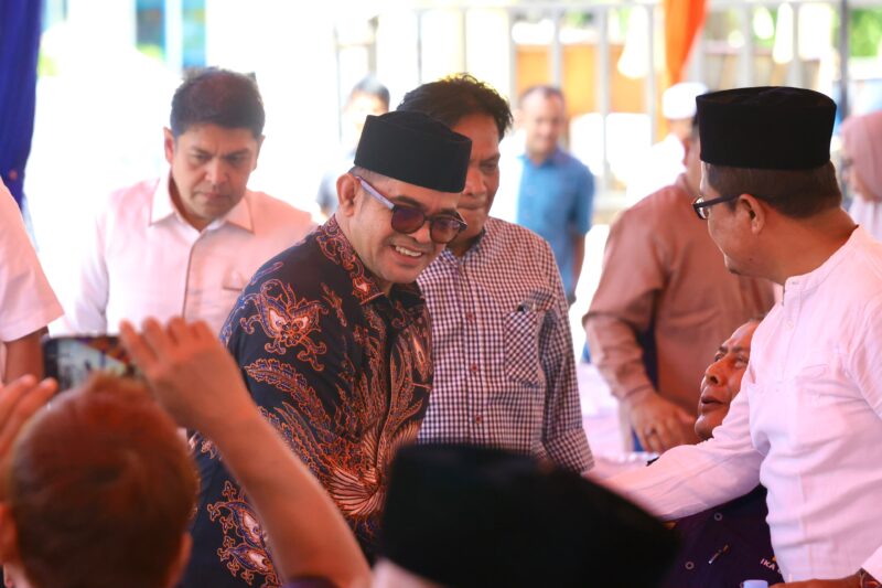 Plt Sekretaris Daerah Aceh Taufik menghadiri peringatan Maulid Nabi Muhammad SAW yang digelar PWI Aceh di Kantor PWI Aceh, Banda Aceh, Sabtu (3/10/2026). Foto: Dok. Istimewa 