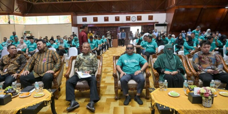 Pj. Sekda Aceh, Taufik, ST, M.Si, beserta para Kepala SKPA/Biro, mengikuti Bimbingan Teknis Keluarga Berintegritas dengan tema 