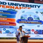 Ketua MWA USK, Dr. Safrizal ZA, menyampaikan sambutan saat membuka Rapat Kerja Universitas Syiah Kuala (USK) di Ballroom Gayo Petro Hotel, Takengon, Aceh Tengah, Jumat malam (2/10/2026). Foto: Dok. Humas USK